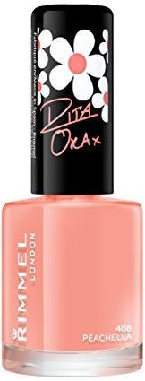Rimmel London 60 Seconds Super Shine by Rita Ora Nail Polish, 408 Peachella, 8 ml
