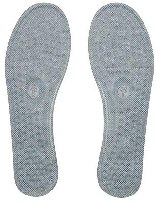 BERGAL Gel Comfort Plus - mit Baumwoll Frottee Auflage (Gr. 36-46) + Rema Einlagenbeutel (36, Schwarz)