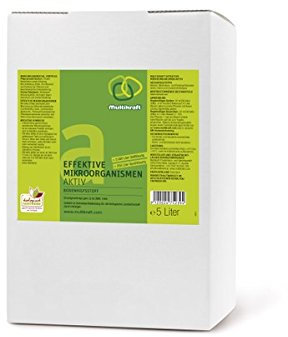 Multikraft Effektive Mikroorganismen Aktiv (EM-Aktiv), Bodenhilfsstoff - 5 l Bag in Box