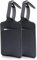 flintronic Étiquettes de Bagage, 2PCS Étiquettes d'identification de Valise, Étiquettes d'étiquette de Sac à Main, Étiquettes de Valise de Bagage, pour Prévenir la Perte des Sacs et Valises - Noir