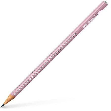 Faber-Castell 118234 - Bleistift Sparkle, rose shadows, 1 Stück