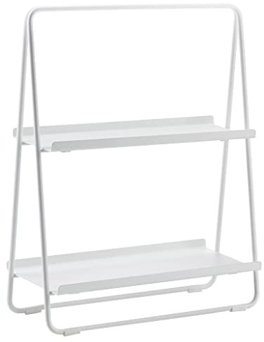 Zone Denmark A-Table Kleines Regal, Standregal aus Metall, 43 x 23 x 58 cm, Weiß