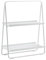 Zone Denmark A-Table Kleines Regal, Standregal aus Metall, 43 x 23 x 58 cm, Weiß