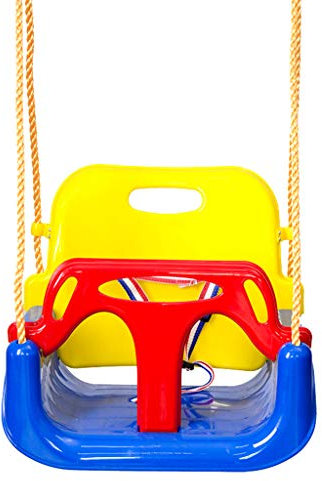 AIPINQI 3 in 1 Schaukelsitz, Outdoor Schaukel für Kinder, sicher Kleinkinder, Schaukelsitz Baumschaukel für Spielplatz Indoor Outdoor Spielschaukeln für Kinder, blau