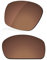 LenzReborn Lente polarizada de repuesto para gafas de sol Arnette Boiler AN4207 - Más opciones, Marrón oxidado - Polarizado, Taille unique