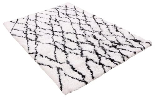 Teppich Beige Ivory Weiß Orientteppich 170X240 cm Handarbeit 100% Polyester