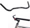 Doact Nach Hinten Gekehrter Lenker 31,4 Cruiser für Fahrräder Fahrrad BMX Schwarz Schwalbe Tourenrad Lenker Retro Vintage 31,8 Riser Freizeit Berg Bequem groß 25,4 * 540 Mm Autobahn