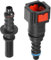 A ABSOPRO Car Fuel Line Hose Quick Release Connector Kit Straight 5/16 7.89mm SAE to 1/4 6mm Disconnect Hose Plastic Red