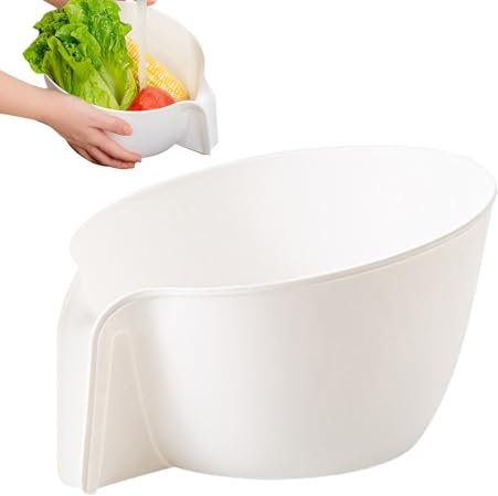 Lesunbak Panier de vidange multifonctionnel, panier de vidange multifonctionnel,Passoire à panier avec bec verseur | Crépine de panier avec bec verseur, entonnoir de panier de Drainage