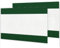 Outsunny 2 Pack Pergola Gazebo Side Panels with Large Window, for 3(m) Long Garden Pergola, 3x2m Gazebo Side Curtains Replacement, Green