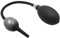Catéter expandible inflable, material de Seguridad de silicona (negro)