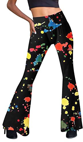 WILLBEST Damen Unterhosen Sporthose Damen Hosen Elegant Sexy Jeanshosen gerader Schnitt Yogahose Weites Bein Haremshose Winter Weiß Sommer Gadgets Sommer 3/4 Hose