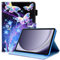 Case for Galaxy Tab A9+/A9 Plus 11 Inch 2024 (SM-X210/X216/X218), AUSMIX PU Leather Folio Cover Multi-Angle Stand with Auto Wake/Sleep Case for Samsung Galaxy Tab A9 Plus/A9+ Tablet,Fantasy Butterfly