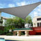 Waterproof Sun Shade Sail Curved, UV Block Outdoor Shades, Triangle Shade Canopy, Backyard Shade Cloth, For Patio Garden Outdoor Facility And Activities Shade Cover(Grey)