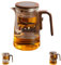 Enchanti Enchantipot - Teiera magica, separa l'acqua, con manico in legno, con colino e infusore, 800 ml