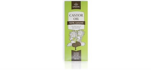 100% Naturprodukt Castor Oil Rizinusöl für Haut und Haar. 150 ml – Es wird verwendet, um volleres und festeres Haar zu erhalten.