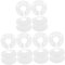 Artibetter 18pcs Decorative Pipe Cover Escutcheon Plate Easy Install Collar for Wall Pipes Finish Suitable for Heating Radiators Drains and Plumbing Systems