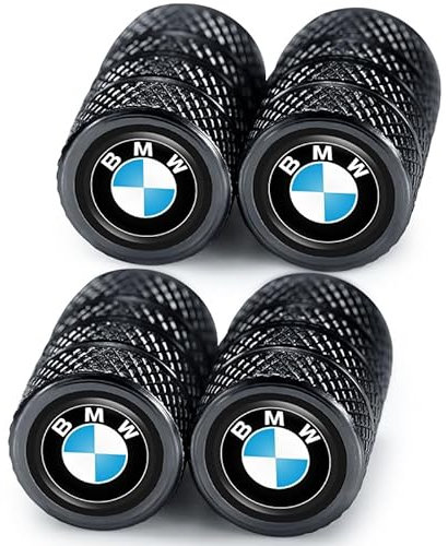 Legiertes Auto Ventilkappen für BMW X1 X3 X7 X5 X6 1 3 5 6 Series Z4 7 M Series, 4pcs Ventilkappen Auto Reifenventil Kappe Staubkappen Zubehör für Autoreifen