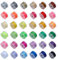 WADORN 36 Farbe 36 Rollen Polyester Perlenschnur, 0.3mm Basteln Chinesische Knotenschnur Jalousien Hebeschnur Zum Perlennähen Kumihimo Fenster Makramee Armband Halskettenschnur