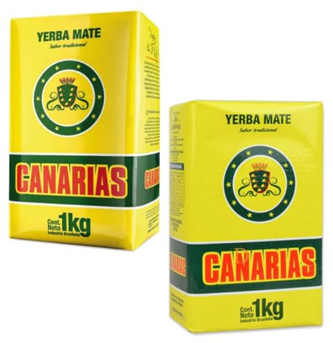 Pack 2x Yerba Mate Canarias 1 kg – Mate Tradicional de Origen Brasileño | Sabor Intenso y Auténtico
