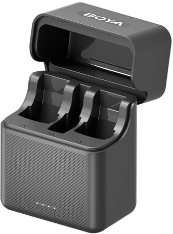 BOYA by-V-CC Wireless Microphone Charging Case,Portable Charging Box for The Latest by-V Series,Compatible with The Upgrade BY-V2/BY-V1/BY-V20/BY-V10