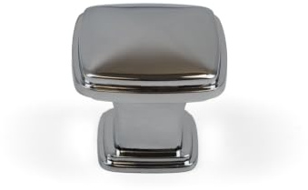 Handle & Home 31mm Polished Chrome Square Knob