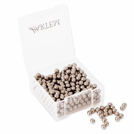 Hartem - Billes en Acier Inoxydable | Lot de 400 unités pour mélanger des peintures acryliques de modélisme et aérographe | Billes pour agitateur de Peinture et émail | 3 mm (0,12)