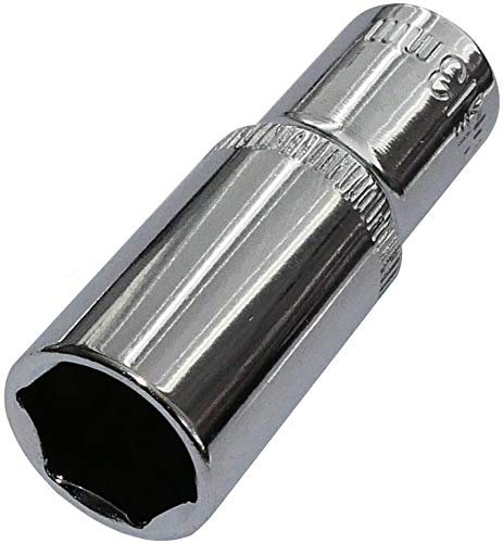 Aerzetix - Douille 1/4-6 pans 13mm - Longue Rallongée - CrV - C54418