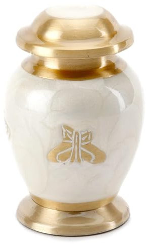 Urns UK Gedenkurne, Perlglanz Burford Pearl, 7,6 cm, Andenken
