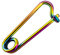 Soul-Cats Ohrstecker Piercing Sicherheitsnadel – Edelstahl – Unisex – Einzelstück, Farbe: regenbogen