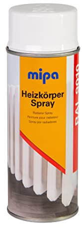 MIPA Heizkörper Lack Spray weiß glänzend/RAL 9010, 400ml, hochhitzebeständig