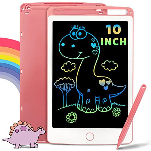 Richgv LCD Schreibtafel Kinder,Maltafel LCD 10 Zoll für Kinder und Erwachsene,Löschbar Mal Tablet Kinder,Digitale LED Schreibtafel Kinder,Maltafel Zaubertafel mit Stift,Zaubertafel Ab 3 4 5 6 Jahre