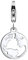 Nenalina Weltkarte Karabiner Charm Anhänger für Bettelarmband aus 925 Sterling Silber 0411461218