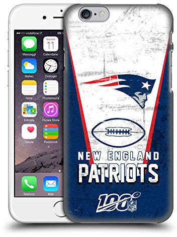 Head Case Designs Offizielle NFL Banner New England Patriots Logo Art Harte Rueckseiten Handyhülle Hülle Huelle kompatibel mit Apple iPhone 6 / iPhone 6s