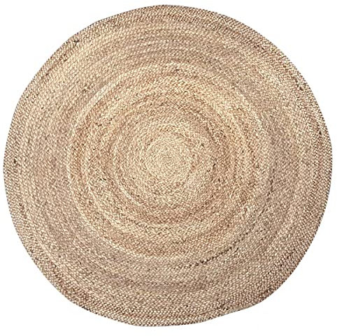 Natural Living Tapis 100% Jute Naturel DIAMETRE 110CM
