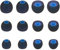Rayker Ersatz-Ohrstöpsel für JBL Live 200BT Tune 110 BT Tune 120TWS Kopfhörer, Größe S, M, L, weiche Silikon-Ohrstöpsel für JBL Live 200BT Tune 110 BT Tune 120TWS, 6 Paar S/M/L schwarz / blau