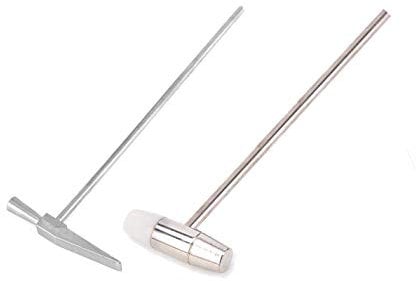 Outletdel ocio Set 2 Mini Martillos metalicos. Especial para Modelismo, joyeria, relojeria y Otros Trabajos de precisión.