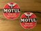 24/7stickers #847 / 2X Super Vintage Oil Aufkleber 8cm Oldtimer Sticker Oldschool Öl Retro Racing Rennsport Auto V8