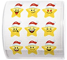 1 Toilettenpapier Weihnachten Smileys mit Weihnachtsmütze 200 Blatt, 3-lagig