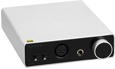 Topping L50 Verstärker NFCA Modul 0,3 uV Ultra Low Noise HiFi SE/BAL Eingang Bypass Ausgang Kopfhörerverstärker Silber