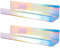 NiHome 2 Stück Schillernde Wandregal Transparentem Acryl,Schweberegal,38 cm dick, Regal Wand, Bücherregal für Kinder, Bücherregal für Zuhause, Büro, Schule, Geschäft