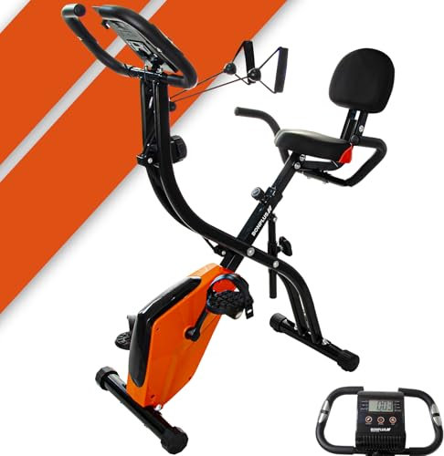 Bonplus BP Fitnessbike, Wonder Cycle, Heimtrainer, Vollständige Übung, 120kg Belastbar, Hometrainer, Indoor Cycling Bike, Fitness