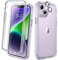 Diaclara Designed for iPhone 14 Case, Full Body Rugged Case with Built-in Touch Sensitive Anti-Scratch Screen Protector, with Camera Lens Protector for iPhone 14 6.1 (Clear)