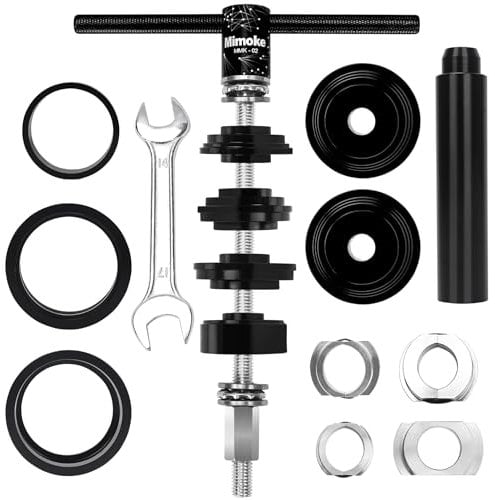 Mimoke Fahrrad Unterseite Kit zum Installieren und Entfernen der Halterung Professionelles Werkzeug für Innenlager BB86 BB30 BB91 BB92 PF30 (Schwarz)