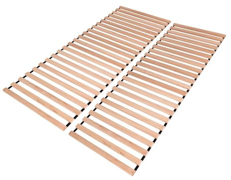 Krok Wood Premium Lattenrost Rollrost mit 22 extra stabilen Leisten aus Massivholz Buche 180x220 cm