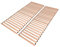 Krok Wood Premium Lattenrost Rollrost mit 22 extra stabilen Leisten aus Massivholz Buche 180x220 cm