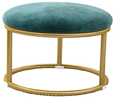 F Fityle Canapé Thé Tabouret Repose-Pieds Tabouret Escabeau Siège rembourré Élégant Pouf Petit Repose-Pieds pour entrée, Porte, Chambre, Salon, Chambre, Vert