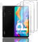 Ydiciv 6 Piezas Protector de pantalla para Huawei P30 Lite Cristal Templado, 3 Piezas Vidrio Templado HD y 3 Piezas Protector de Lente de Cámara, Dureza 9H, Antihuellas, Sin Burbujas
