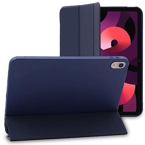ebestStar - Coque pour iPad 10.9 (2022) Apple, Etui Slim Cover, Housse Silicone Rabat Magnétique, Bleu Foncé