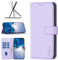 ATISIJIE für Huawei P Smart 2020/2021/2019 Hülle,PU Leder Handyhülle Lederhülle Klapphülle Kartenfach Flip Cover für Handy hülle Leather Wallet Phone Case-lila
